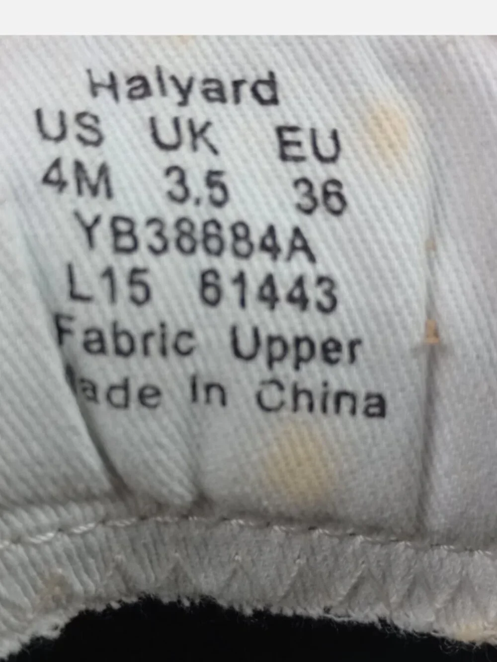 Sperry Top Sider Halyard Mens‎ 4M Blue Canvas 2 Eye White Tie Slip On Boat Shoes